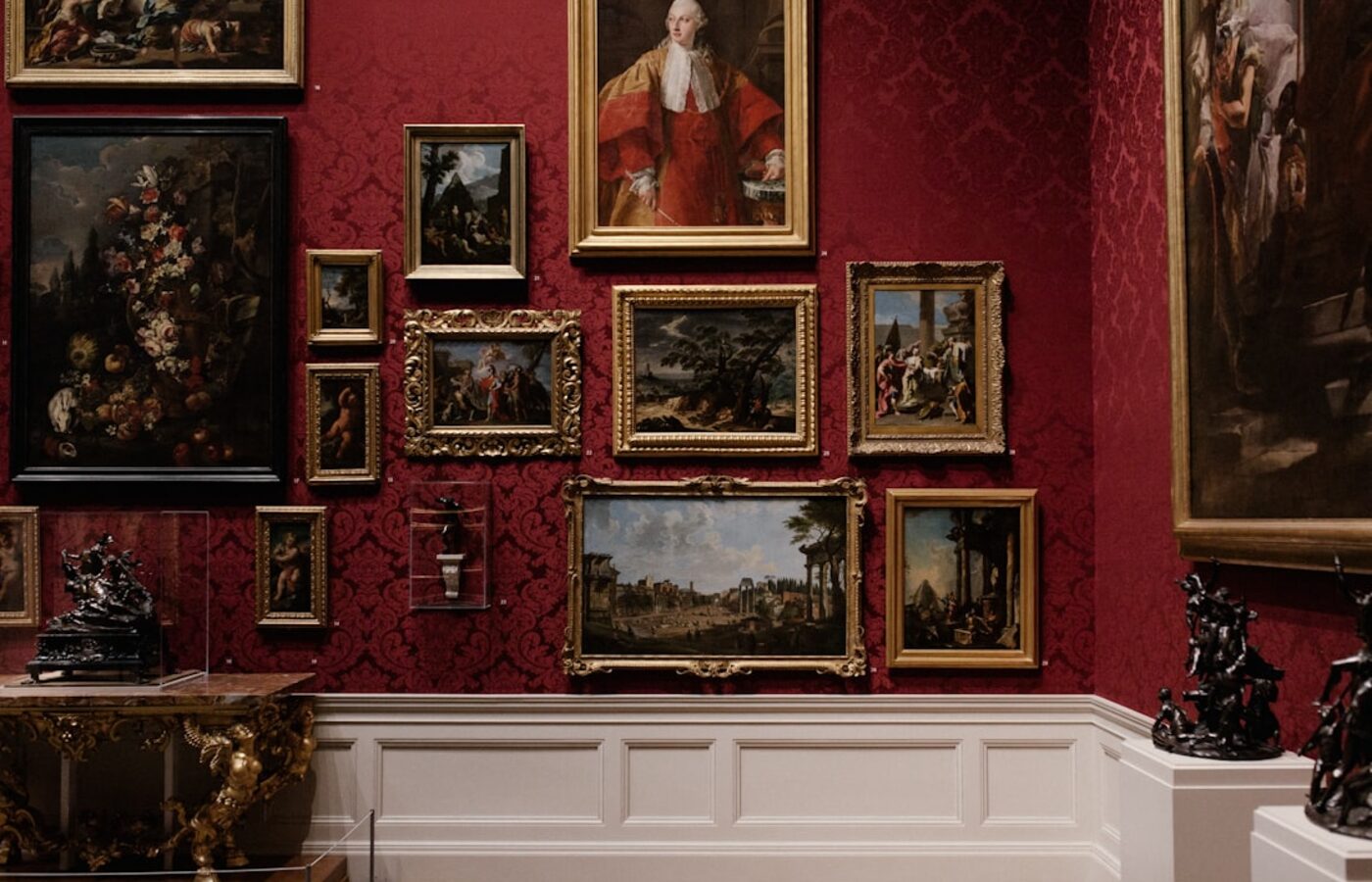 The salon wall
