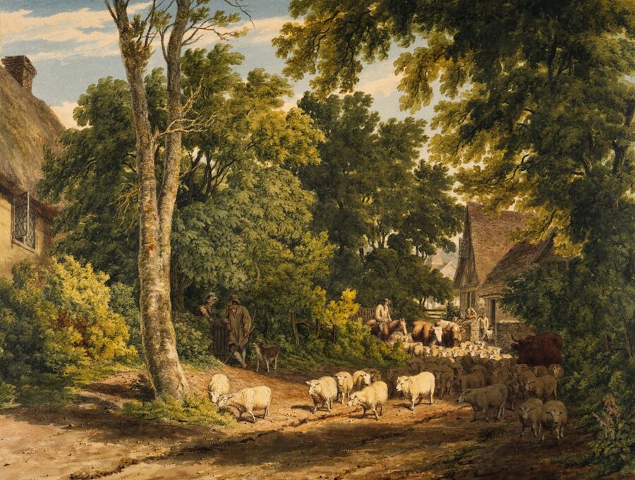 Pastoral painting